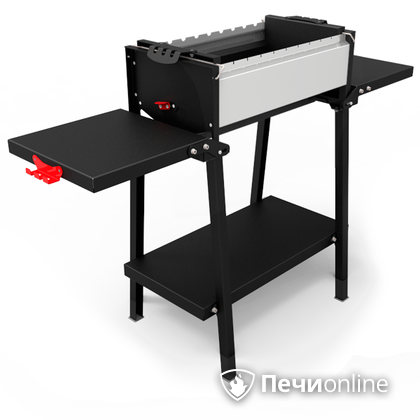 Мангал Grillver Крафтикс Сильвер на подставке в Бердске