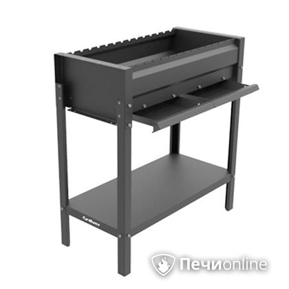 Мангал Grillver Редлайнер Стандарт Эйр с перфорированным дном и зольным ящиком в Бердске