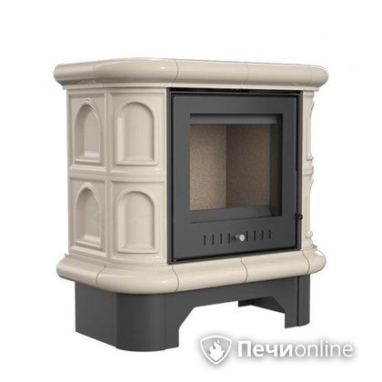 Печь-камин Kratki WK 440 кафельная крем черный в Бердске