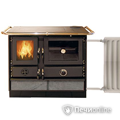 Отопительно-варочная печь MBS Super Thermo Magnum Stone R с духовым шкафом и теплообменником в Бердске