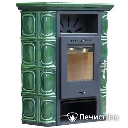 Печь-камин Thorma Borgholm Keramik TOP (черн./TOP оливк.-зел.)  в Бердске