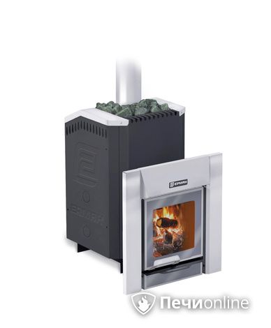 Дровяная банная печь Ермак 12-Премиум стальная топка 8мм в Бердске